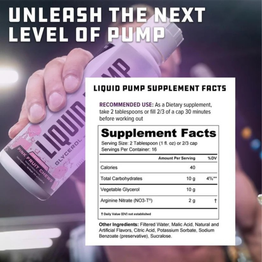 EVOQ  Liquid Pump Glycerol + Arginine Nitrates